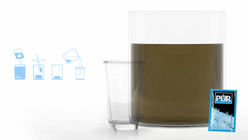Drink up: Simple sachet brings clean water to children