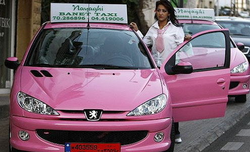 In Beirut, female consumers get their own taxis