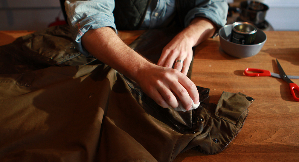 barbour rewaxing