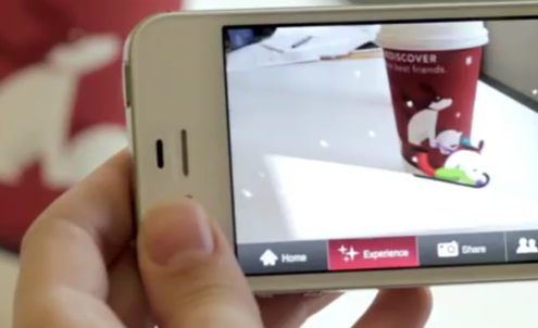 App celebrates Starbucks, Santa and smartphones