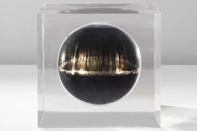 Trapped Sphere Oil, Delicate Interference: Assemblage 3 by Studio Toogood