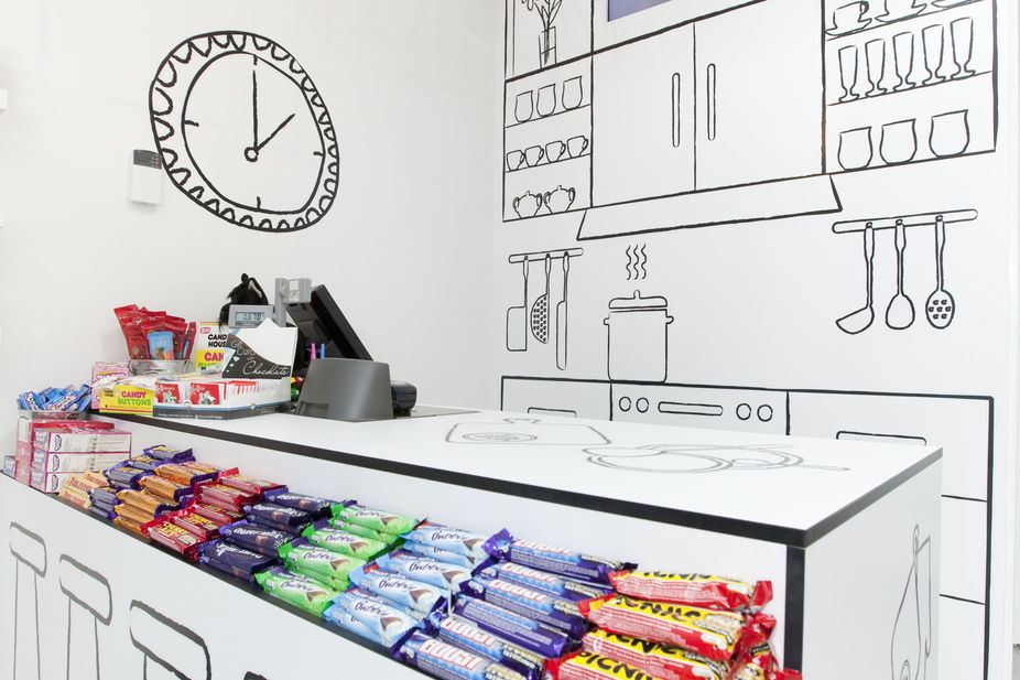 LSN : News : Drawing you in: Sweet shop illustrates a point