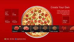 Pizza Hut app lets you order via games console