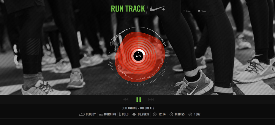 Abundantemente Santuario preparar LSN : News : Running tracks: Nike app creates music on the go