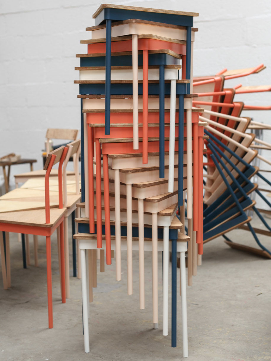 LSN : News : Sit up: Triangular chairs promote social interaction