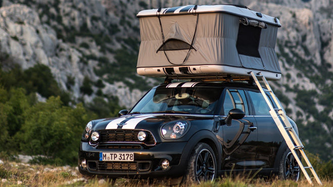 LSN : News : Rooftop camping: Mini launches on-car tent