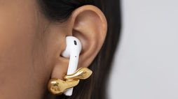 These earrings are designed to keep AirPods in place