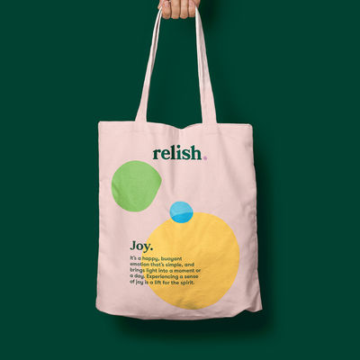 Relish rebranding by Our Design Agency (ODA), London 