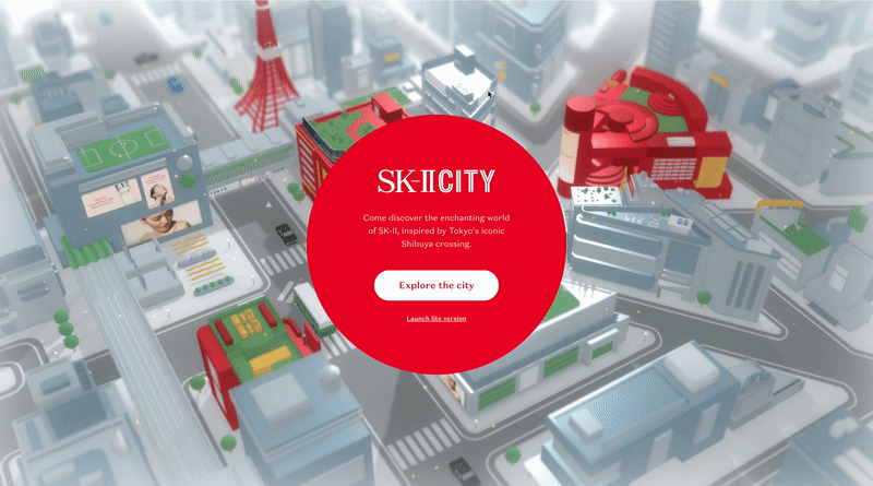 SK-II City Immersive Website