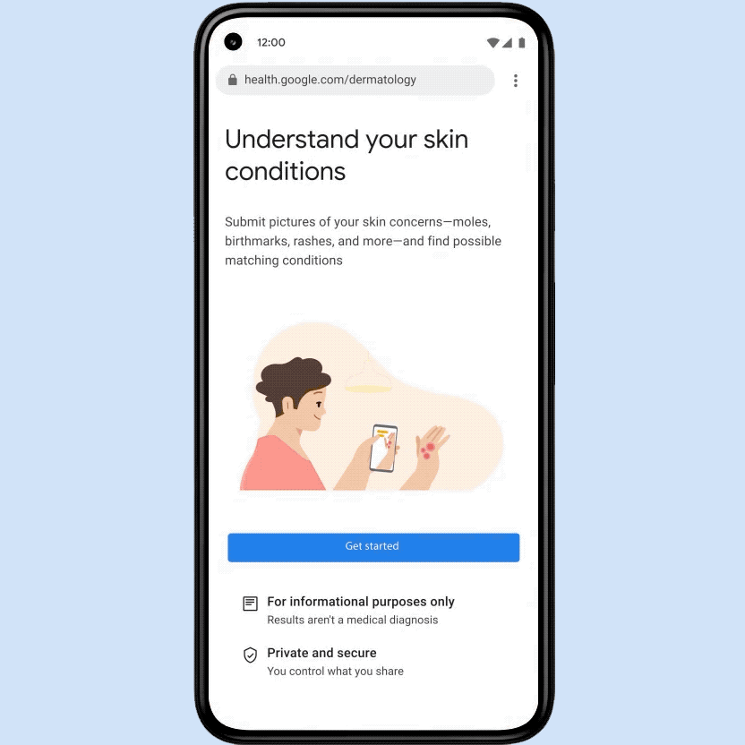 AI-powered dermatology assist tool by Google