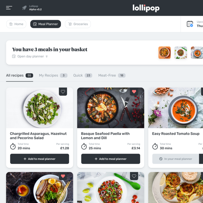 Lollipop AI Online Grocery Marketplace, UK