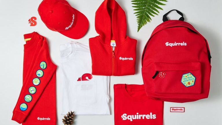 The Squirrels programme by Scouts, designed by Supple Studio