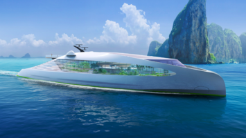 This zero-carbon superyacht is a luxurious biotope