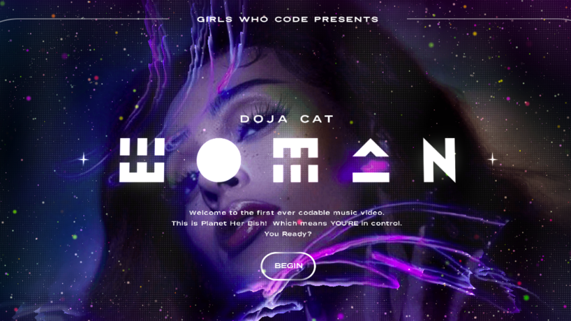 Girls Who Code Presents Doja Cat Woman