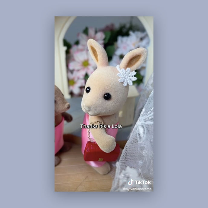 Burberry in collaboration with Sylvanian Families collection, US