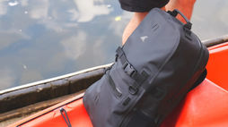 This backpack is designed to go wild swimming
