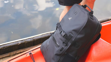 This backpack is designed to go wild swimming 