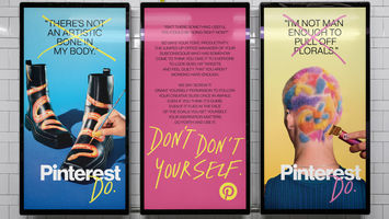 Pinterest tackles self-doubt in a new brand campaign