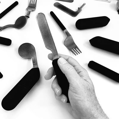 Font adaptive cutlery set by Hop Design, Australia