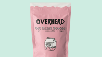 Overherd powder makes oat milk more sustainable