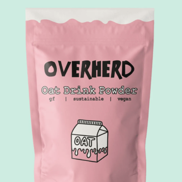 Overherd powder makes oat milk more sustainable