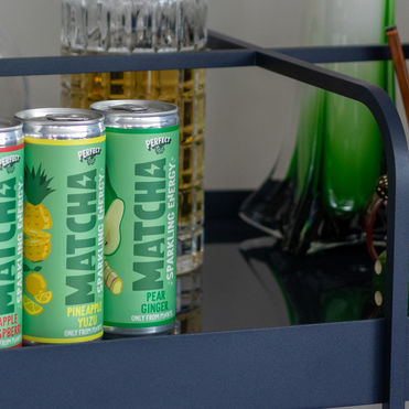 Canned matcha-based energy drinks land in supermarkets