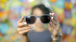 Ashaya creates recycled sunglasses from waste crisp bags