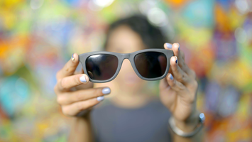 Ashaya creates recycled sunglasses from waste crisp bags