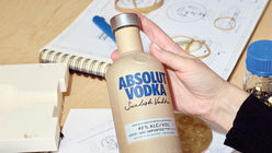 Absolut unveils single-mould paper-based vodka bottles
