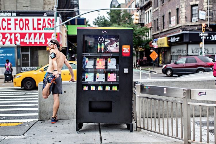 virar Samuel Antología LSN : News : Fit for purpose: Pop-up vending machine only accepts NikeFuel  points