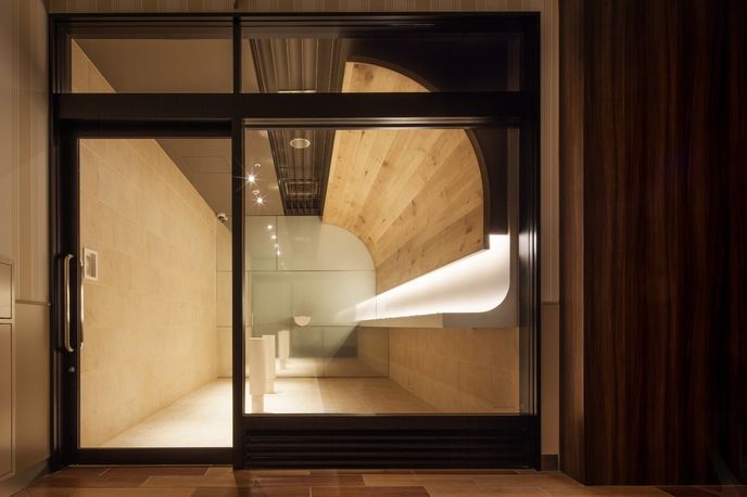Smoking Room at Grand Tree Musashikosugi by Hiroyuki Ogawa Architects, Japan
