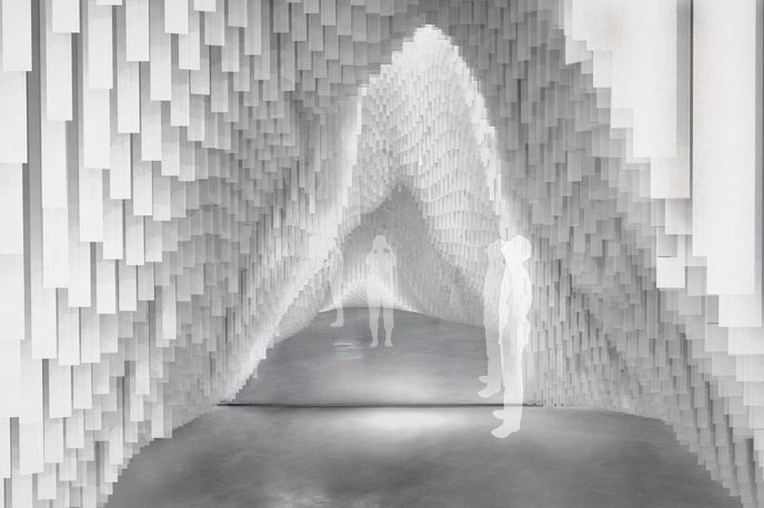 Installation by Snarkitecture for COS at Salone del Mobile, Milan 