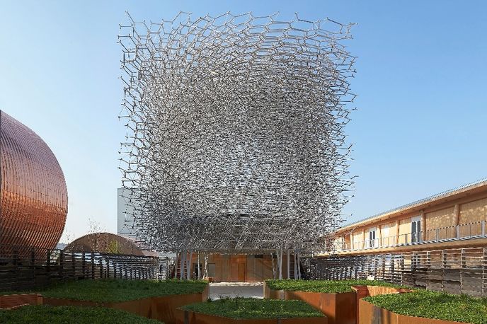 UK Pavilion designed by Wolfgang Buttress for Milan Expo 2015. Photography by Hufton Crow
