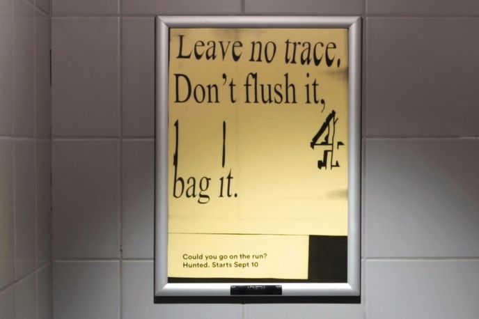 Hunted advertising campaign created by 4Creative and Bold and Bold, UK