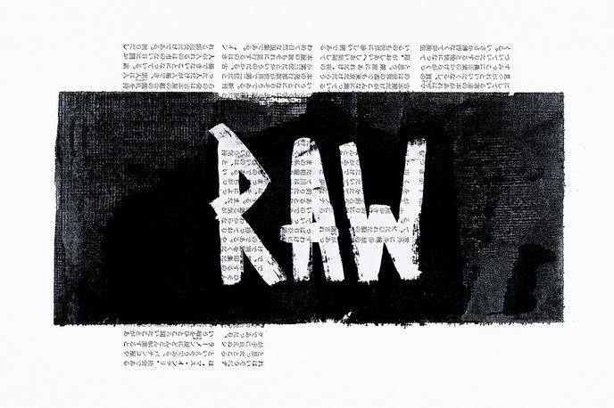 Branding for Raw sushi bar by Futura, Kuwait