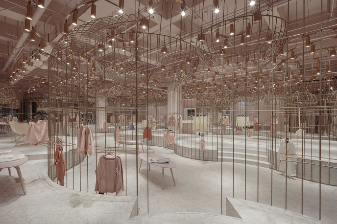 JOOOS Fitting Room by X+Living, China. Photography by Shao Feng