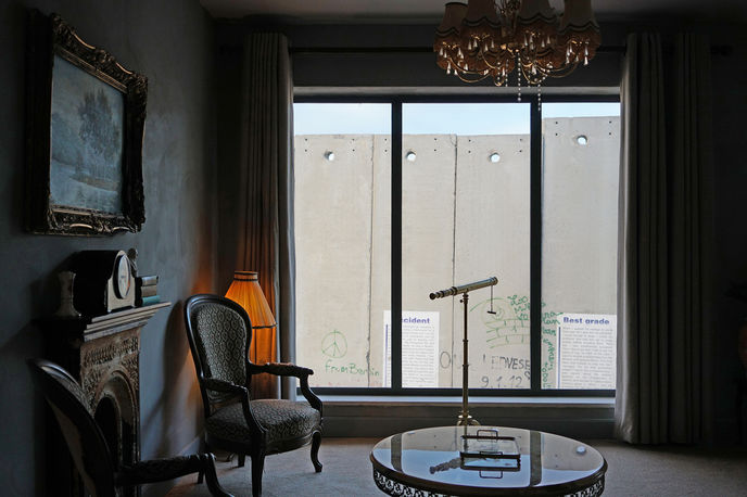 The Walled Off Hotel by Banksy, Palestine