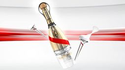 Luxury champagne for space travellers 