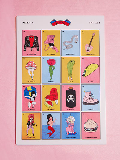 Valfre Loteria Stationary Game, Mexico