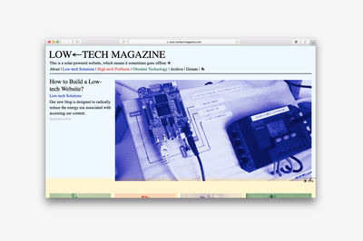 Low-tech Magazine