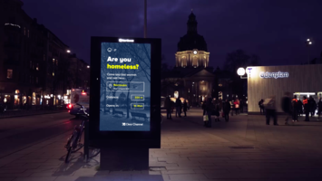 Clear Channel’s smart billboards help the homeless