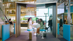 KLM builds a hologram bar to connect air travellers