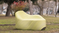 Food packaging gets a new life as street furniture
