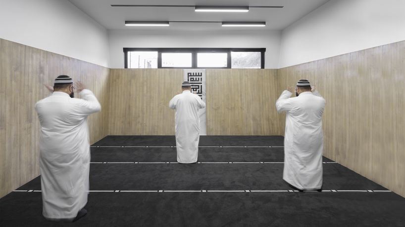 Colinas do Cruzeiro Islamic Cultural Centre, designed by Estúdio AMATAM, photography by Invisible Gentleman, Portugal