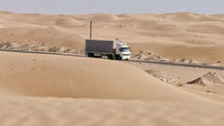 A campaign to improve the safety of UAE truck drivers