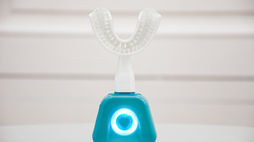 The FasTeesh toothbrush cleans in 10 seconds