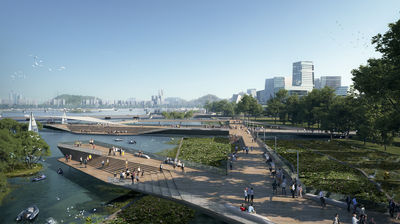 Net City designed by NBBJ for Tencent, Shenzhen